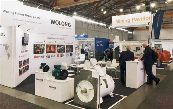 臥龍電驅旗下電機亮相2019澳大利亞礦業(yè)展