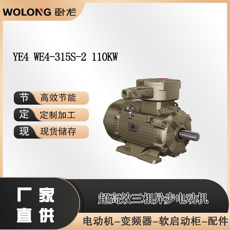 YE4 WE4-315S-2 110KW 變頻調(diào)速一體機低振動三相異步(圖1) YE4 WE4-315S-2 110KW 變頻調(diào)速一體機低振動三相異步(圖1)